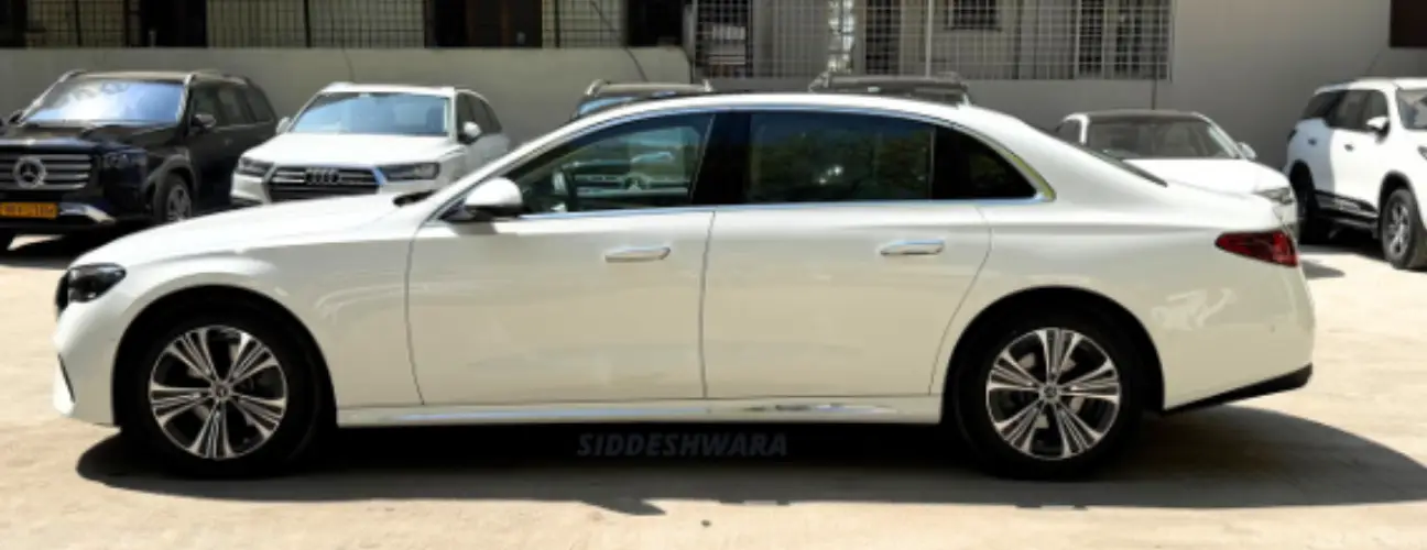 Mercedes E Class car on rent in Jaipur